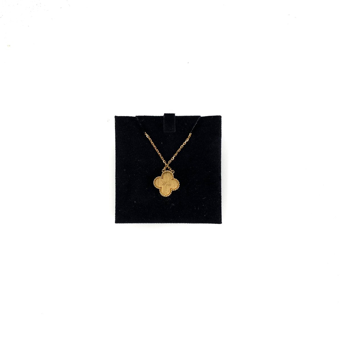 VAN CLEEF & ARPELS Vintage Alhambra 2016 Holiday Diamond Pendant