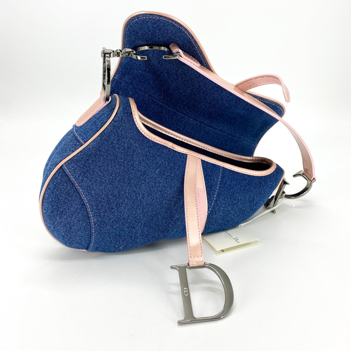 Dior  Medium Saddle Bag  Denim  PreLoved  Bagista