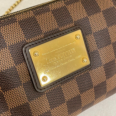 Louis Vuitton Damier Ebene Eva Clutch - THE PURSE AFFAIR