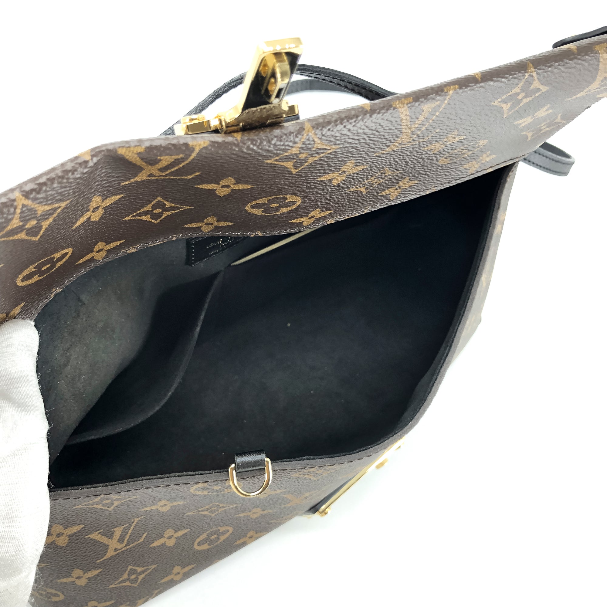 Louis Vuitton Sac Triangle Handbag Monogram Canvas PM