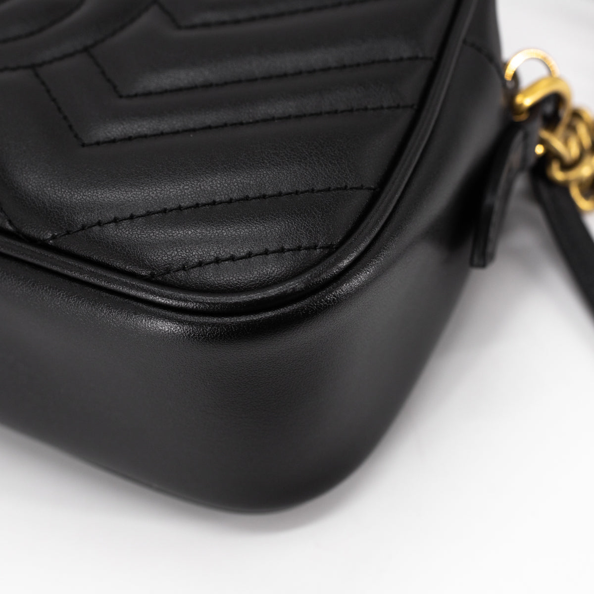 Gucci Marmont Mini Camera Bag Black - THE PURSE AFFAIR