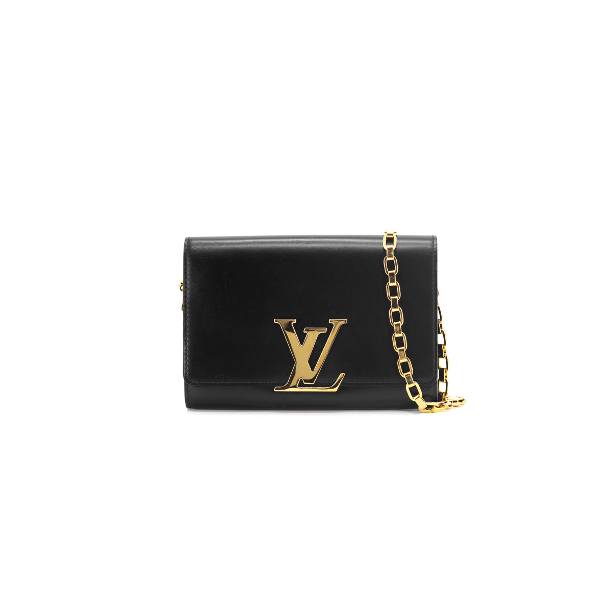 Louis Vuitton Black Leather Chain Louise GM Bag Louis Vuitton | The Luxury  Closet
