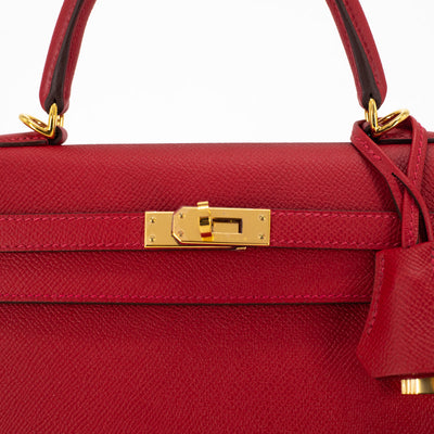 Hermes Swift Kelly 25 Rouge Sellier - THE PURSE AFFAIR