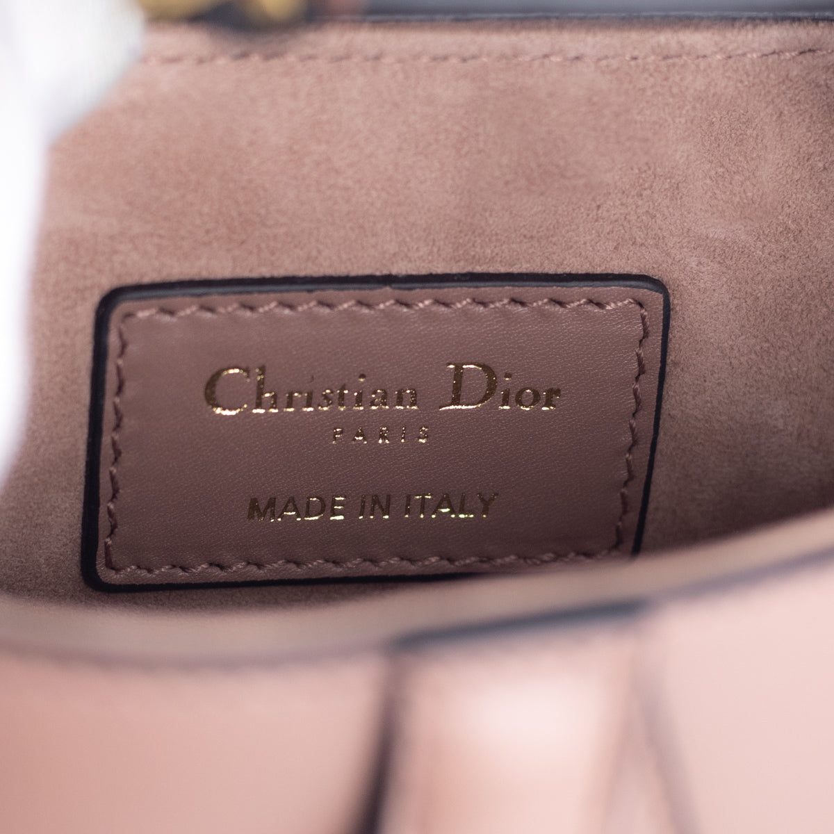 Dior Mini Saddle Bag Rose Taupe - THE PURSE AFFAIR