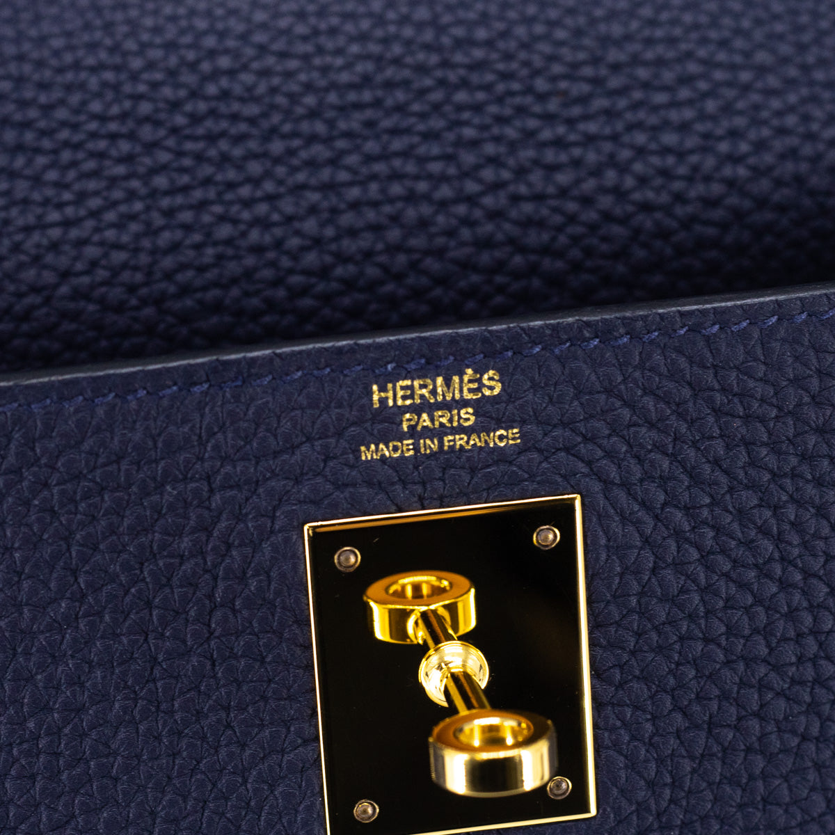 Hermès Kelly 28cm Togo Bleu Nuit GHW ○ Labellov ○ Buy and Sell