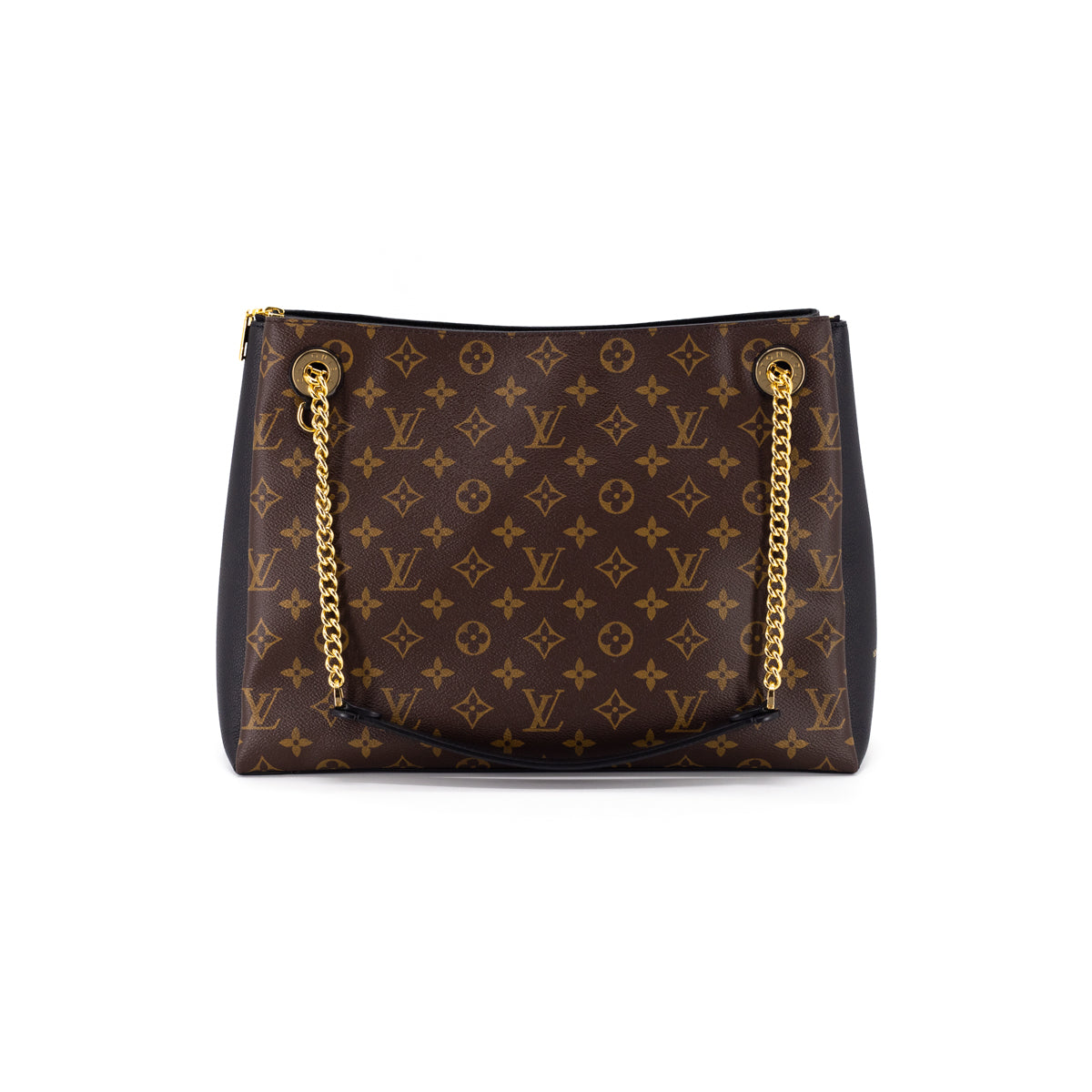Louis Vuitton Surene MM Shoulder Tote Bag M43772 Monogram Brown Black Noir