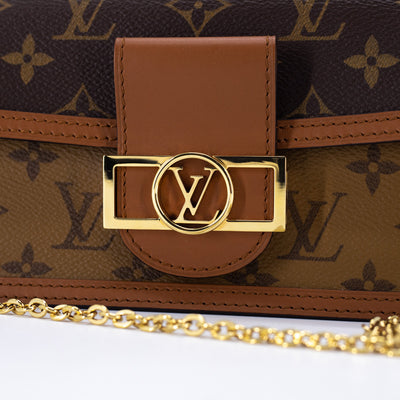Louis Vuitton Dauphine Wallet on Chain Reverse Monogram - THE PURSE AFFAIR