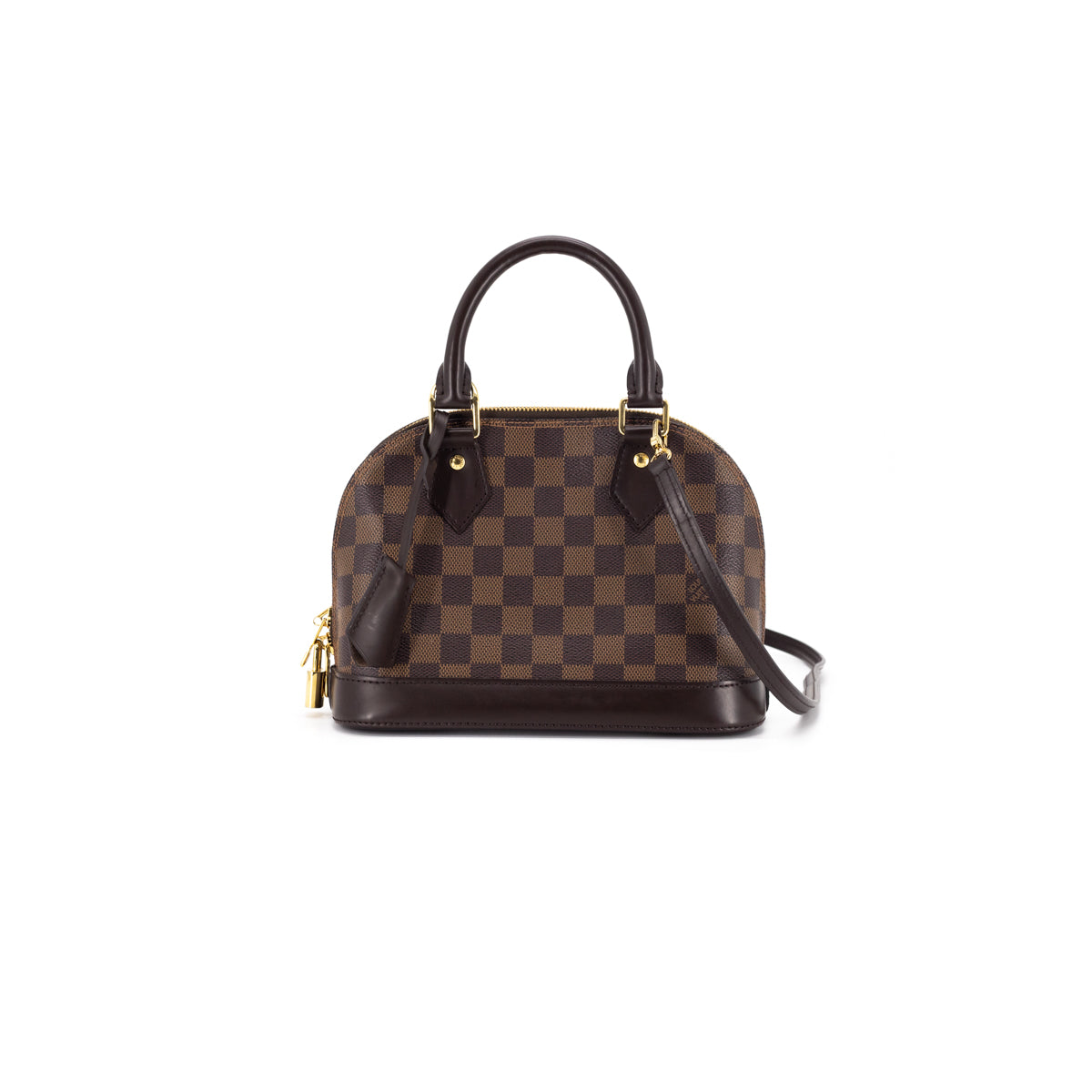 Louis Vuitton Damier Ebene Alma BB - Brown Handle Bags, Handbags -  LOU795716