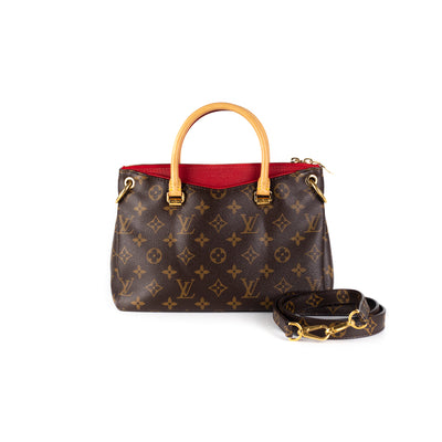 ewa lagan - Louis Vuitton Bag Tasche Pallas BB Monogram red rot Crossbody