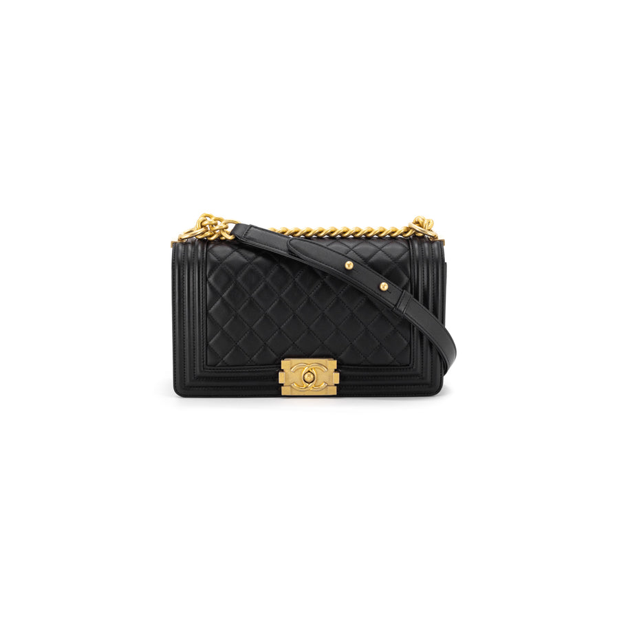 Chanel Small Quilted Business Affinity Caviar Caramel - THE PURSE AFFAIR