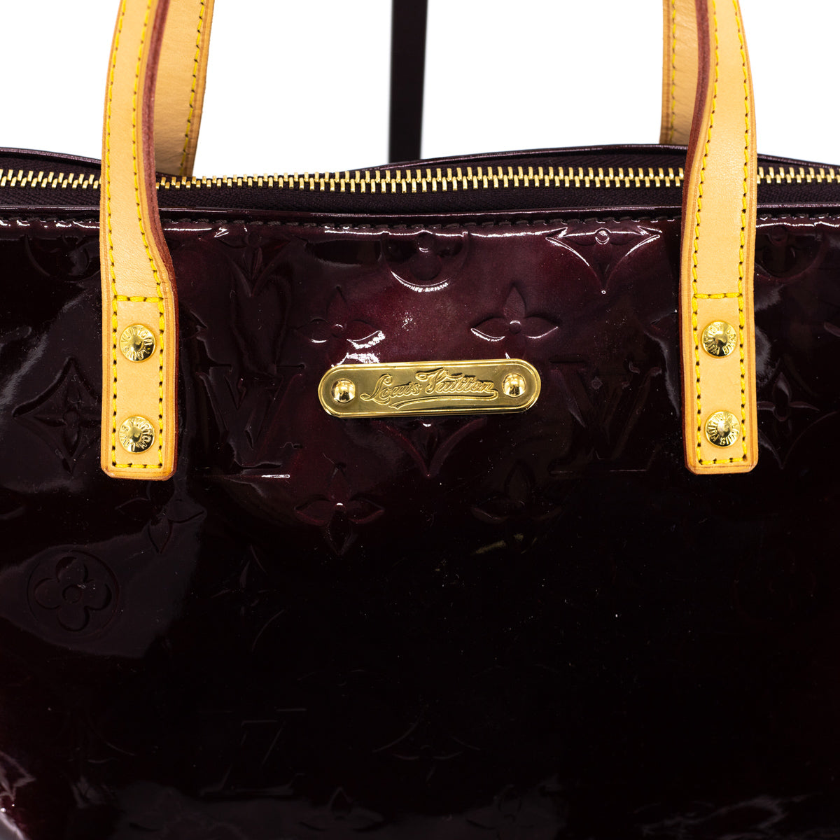 Louis Vuitton Amarante Monogram Vernis Bellevue GM Zip Tote bag 92lv67