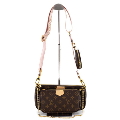 Louis Vuitton Multi pochette Pink Strap - THE PURSE AFFAIR