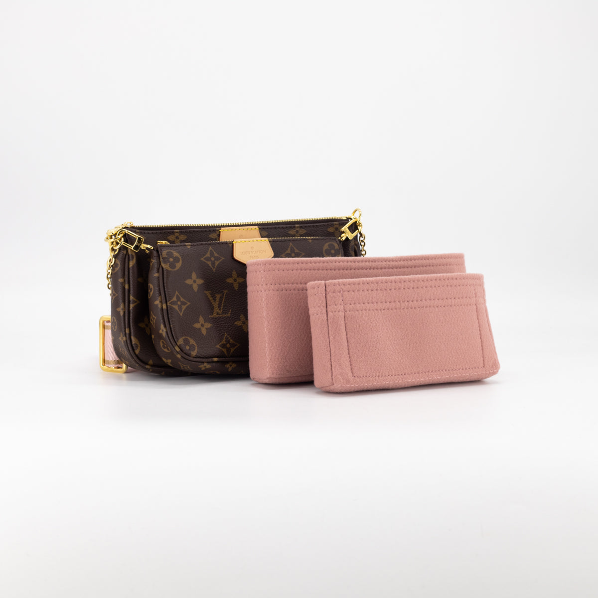 Louis Vuitton Multi Pochette Monogram Pink - THE PURSE AFFAIR
