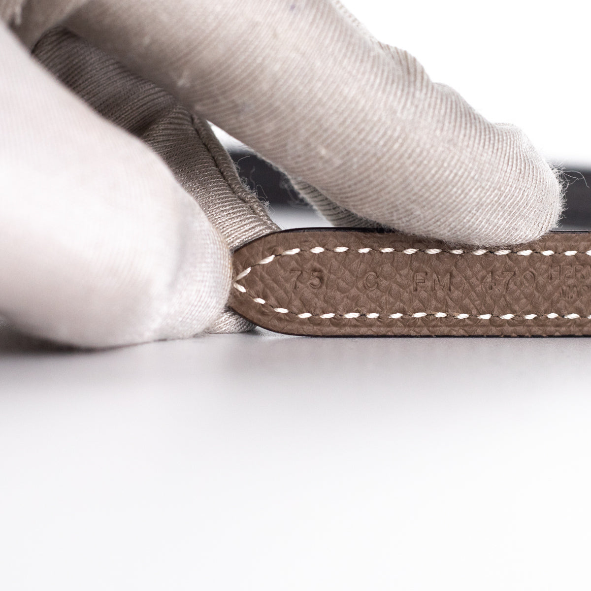 Hermes Focus Belt buckle & Reversible leather strap 13 mm