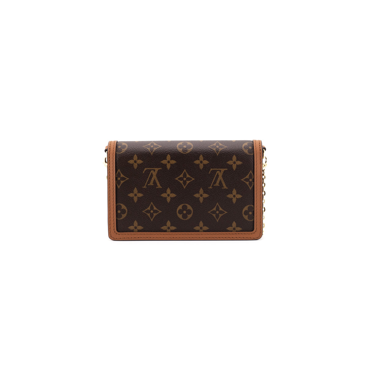 Louis Vuitton Reverse Monogram Dauphine Chain Wallet 604223