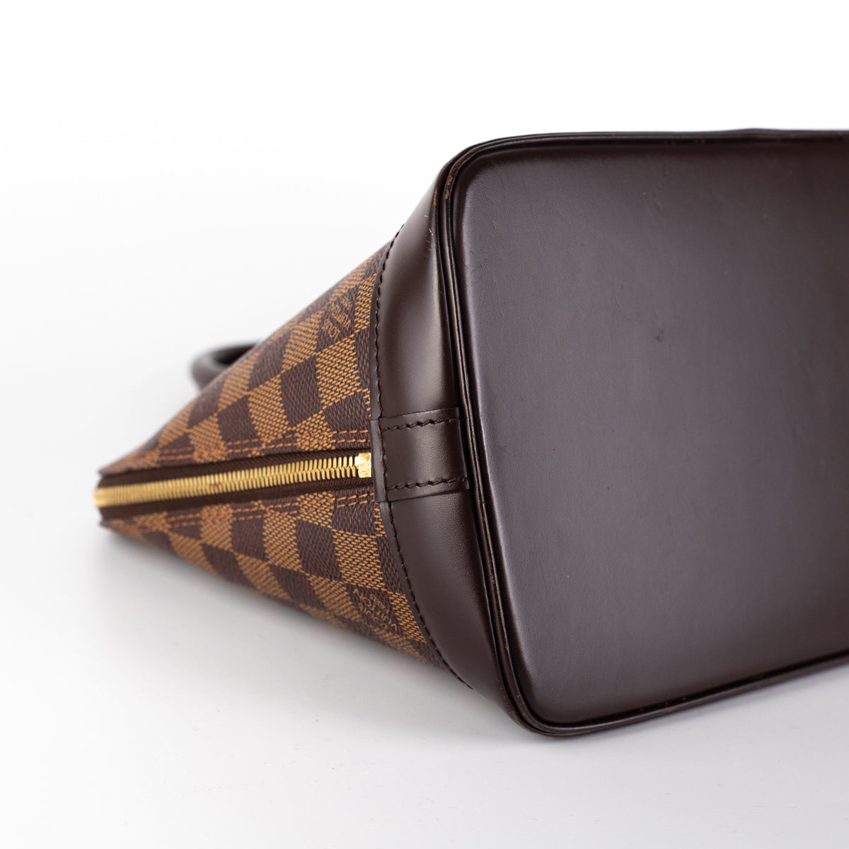 LV Louis Vuitton Alma PM Handbag Damiere Ebene Brown Canvas Bag
