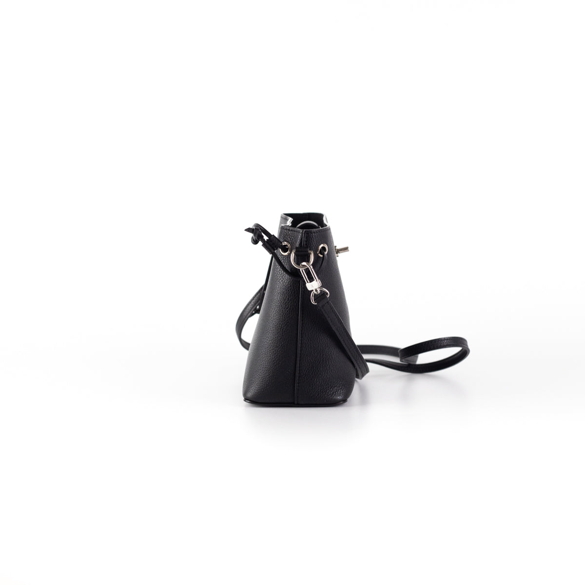 Louis Vuitton Black Nano Lockme Bucket Bag