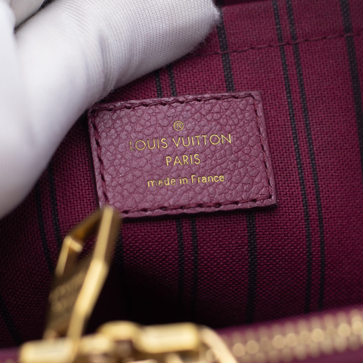 Louis Vuitton M62213 Raisin Monogram Empreinte leather Envelope