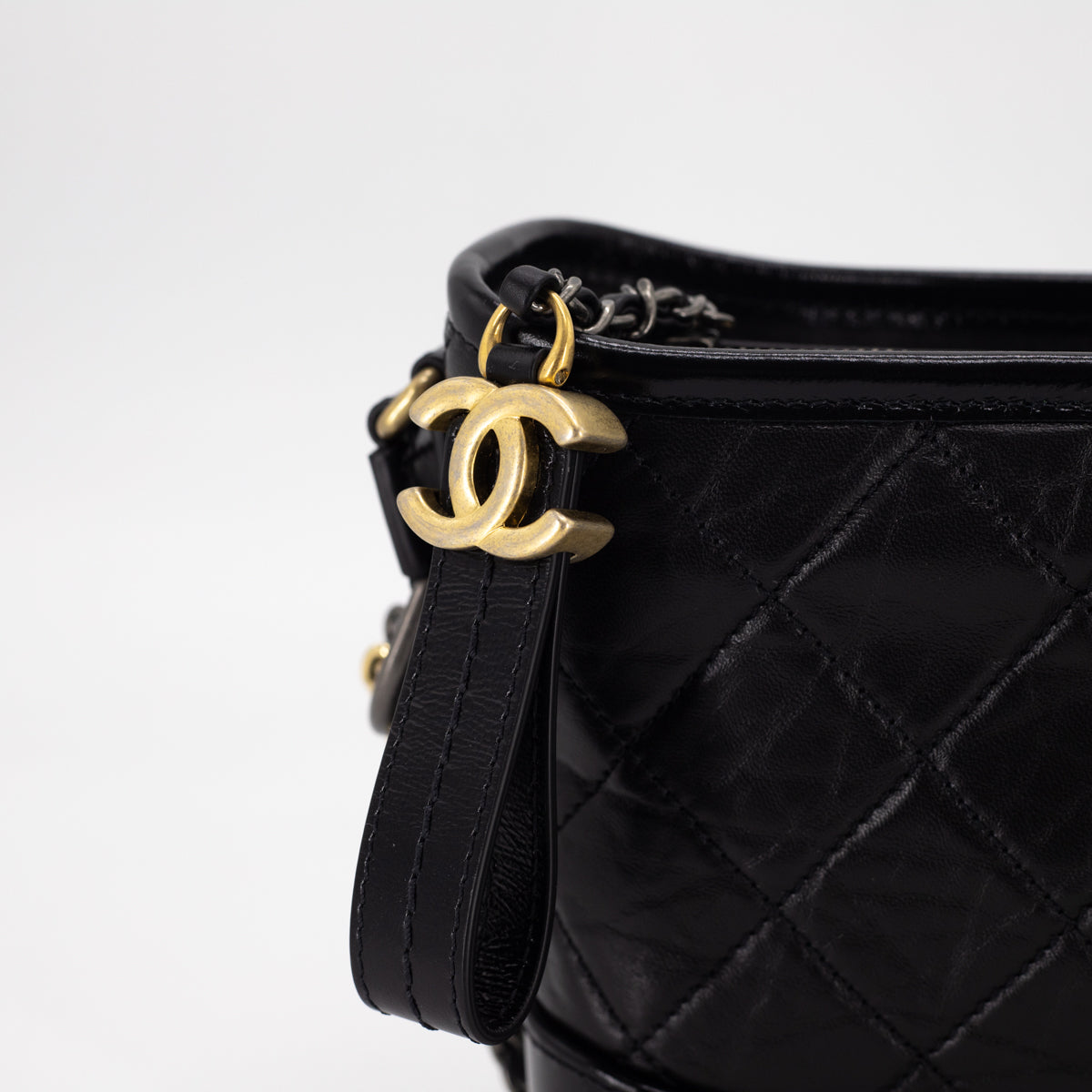Chanel Quilted Small Gabrielle Hobo Black Calfskin Mixed Hardware – Coco  Approved Studio