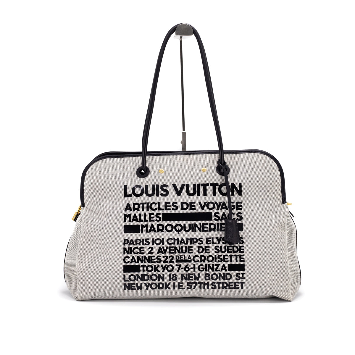 Louis Vuitton White Voyage Bagatelle Leather Satchel ref.262399 - Joli  Closet