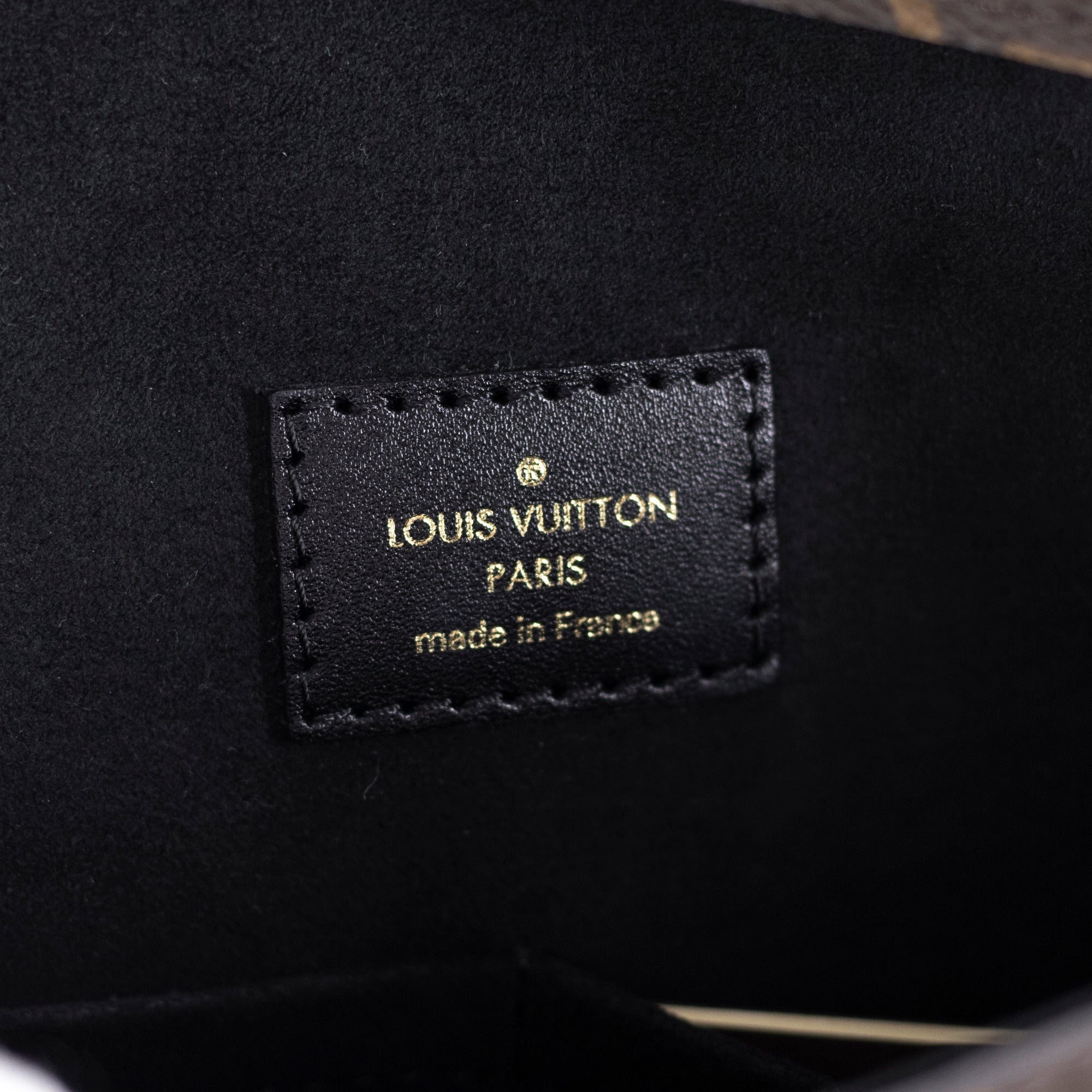 Louis Vuitton Black Leather Sac Triangle PM Bag Louis Vuitton