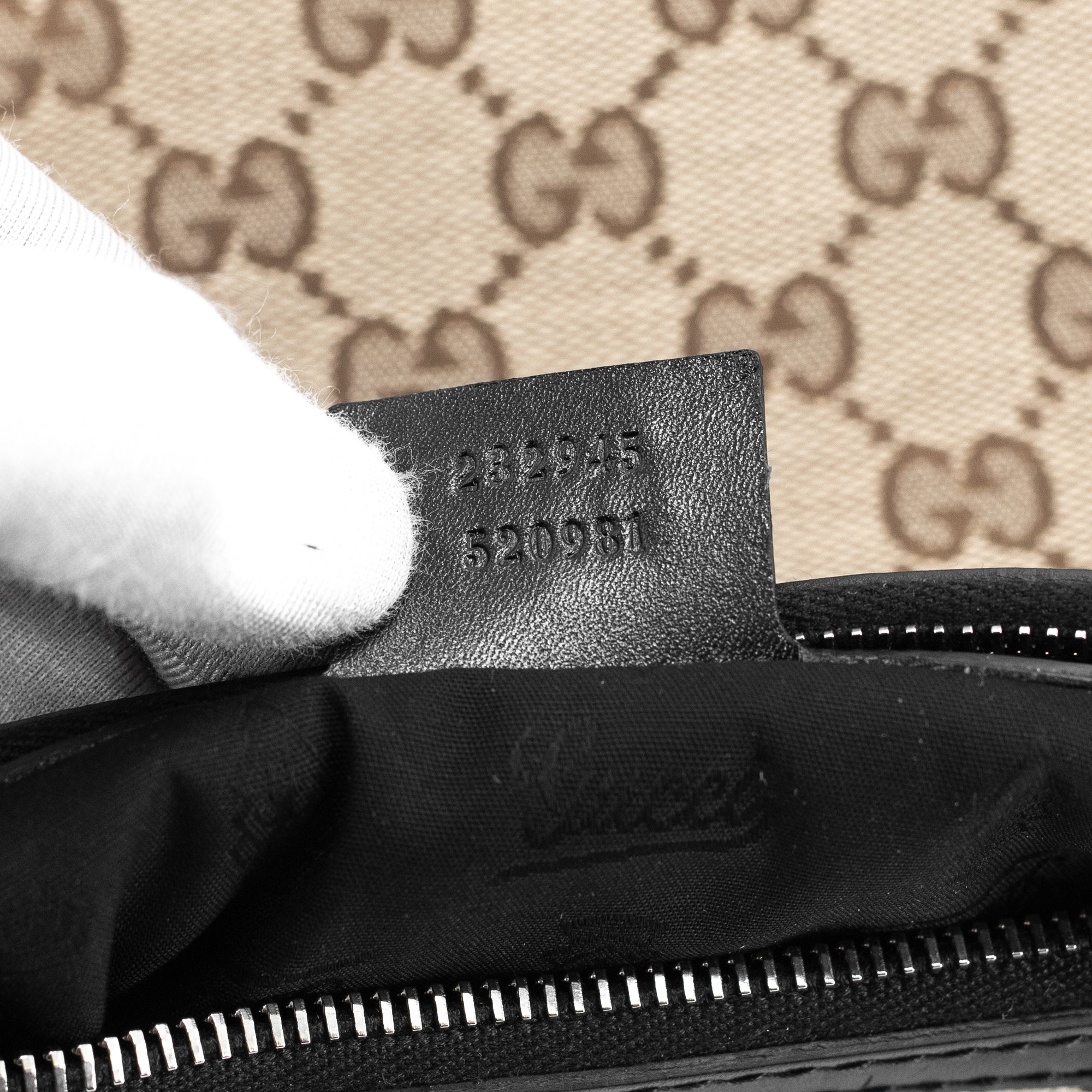 Gucci Large Monogram Hobo Tote  Gucci Preloved Handbags - THE PURSE AFFAIR