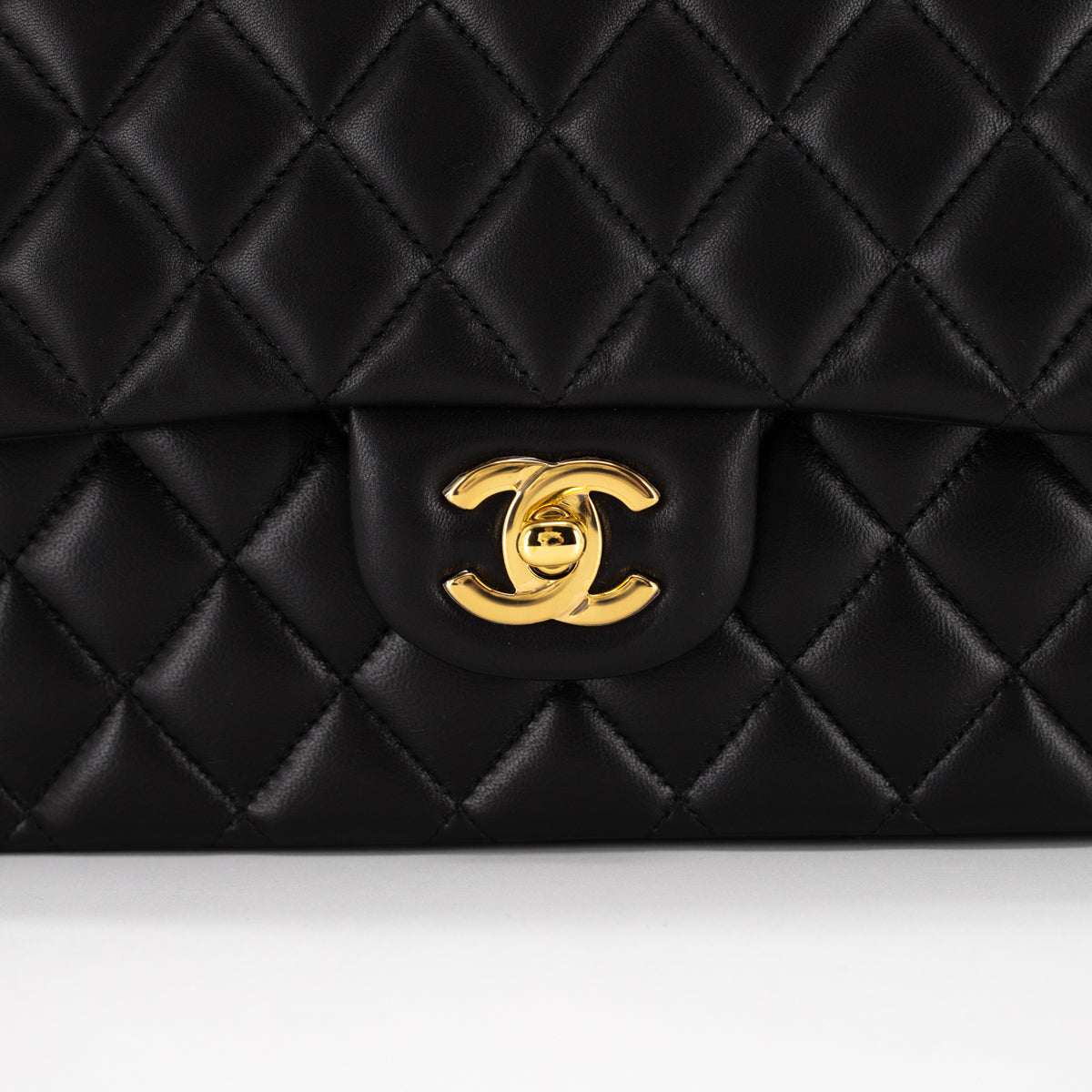 Chanel Classic Flap MediumLarge Caviar Bag Black  THE PURSE AFFAIR