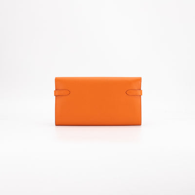 Hermes Orange Kelly Wallet - THE PURSE AFFAIR