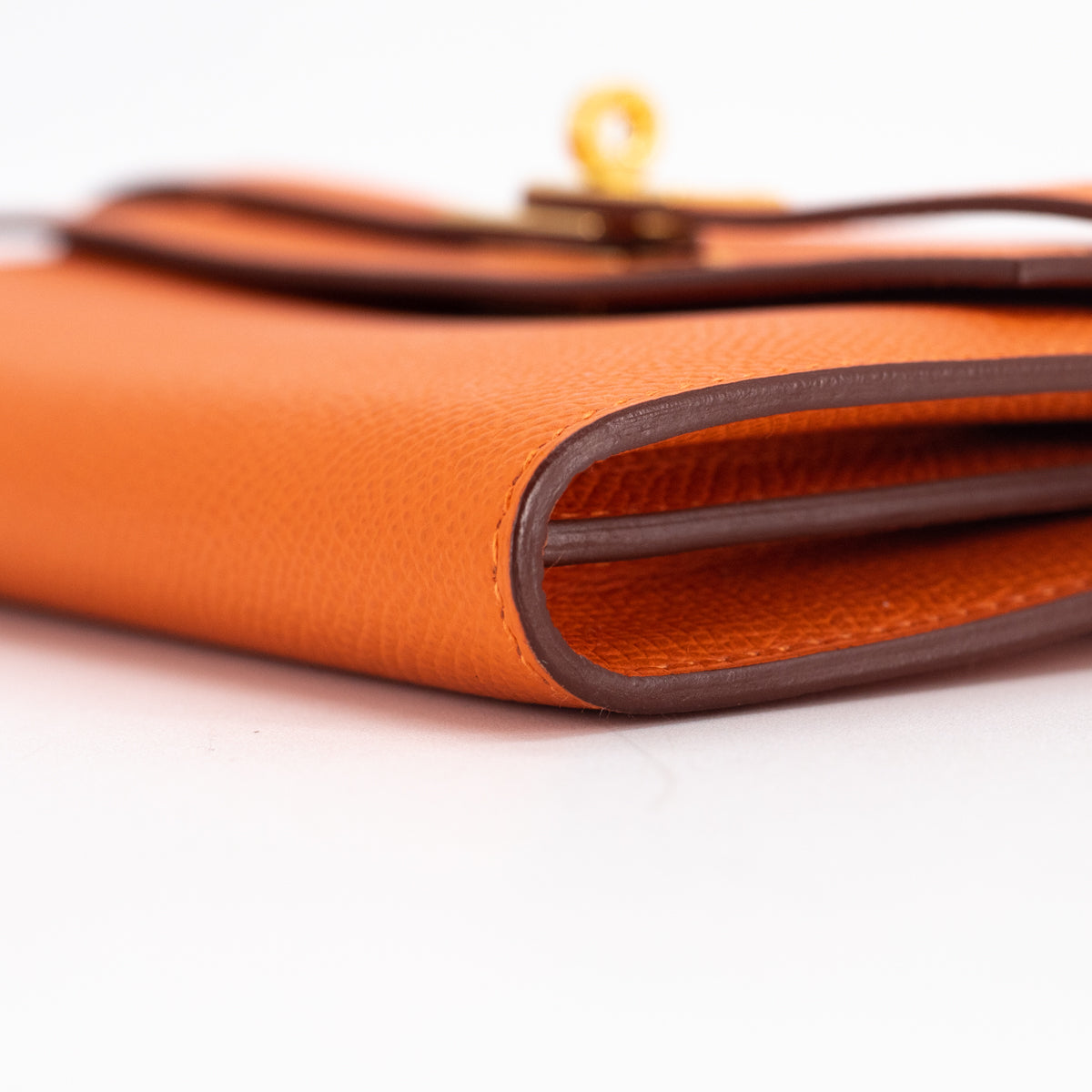 Hermes Orange Kelly Wallet - THE PURSE AFFAIR