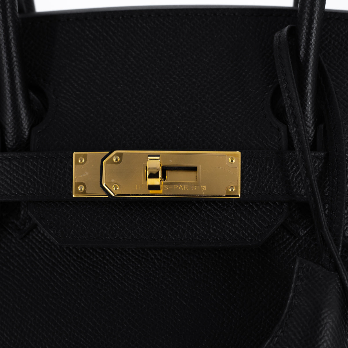 Hermès Birkin 30 Noir (Black) Epsom Gold Hardware GHW