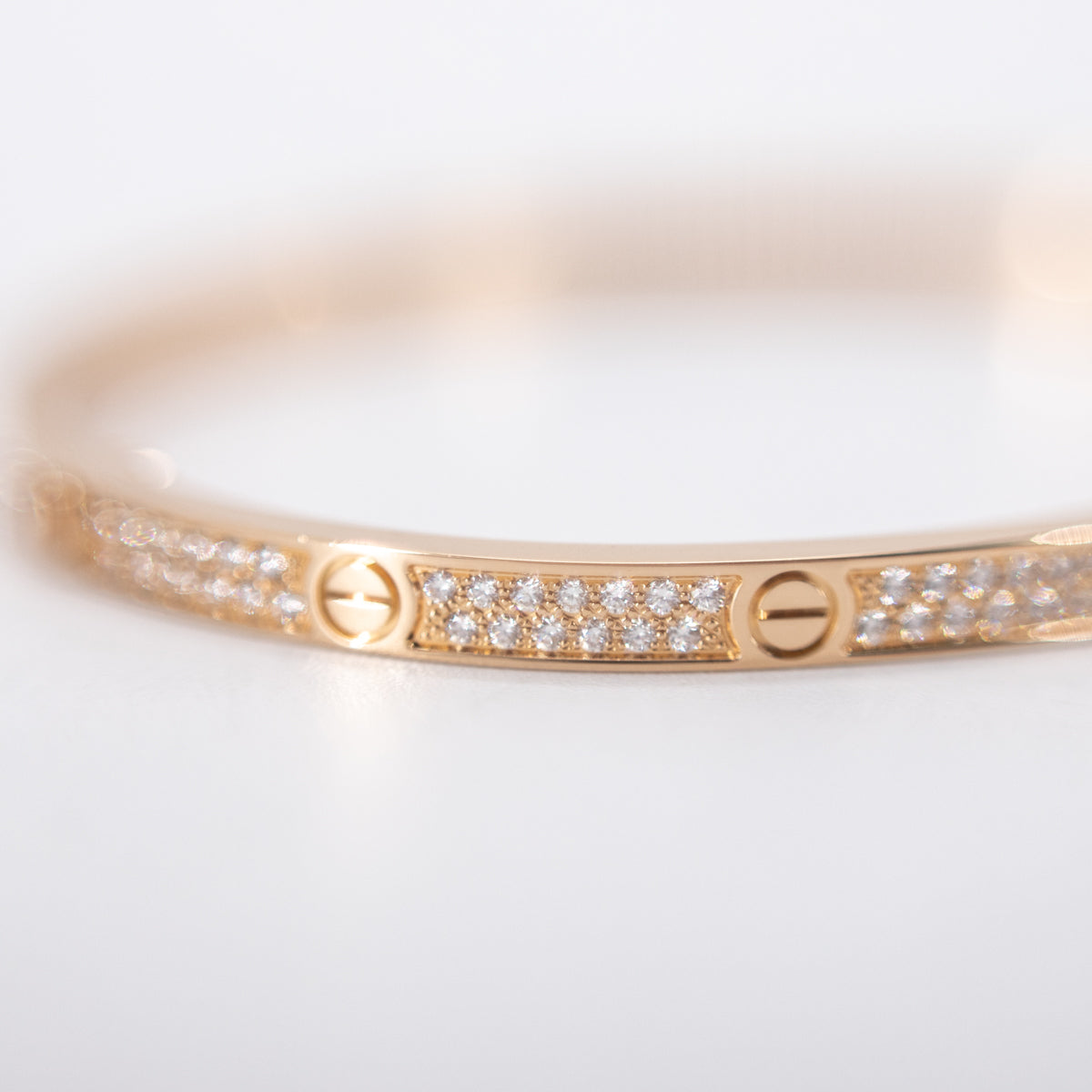 Cartier Love Bracelet Bangle 18K Pink Gold 750 Size16 90203740