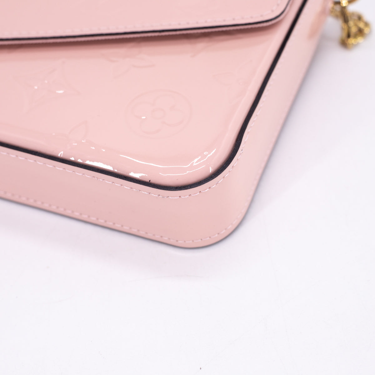Louis Vuitton LV Felicie pochette vernis pink Leather ref.285959