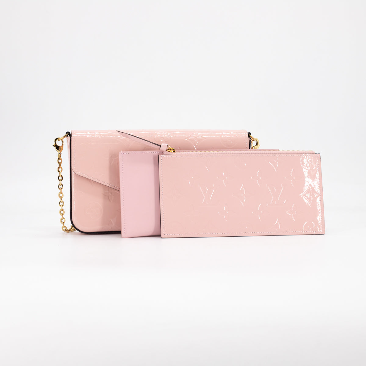Louis Vuitton Pochette Felicie pink card holder – FriendshopLondon
