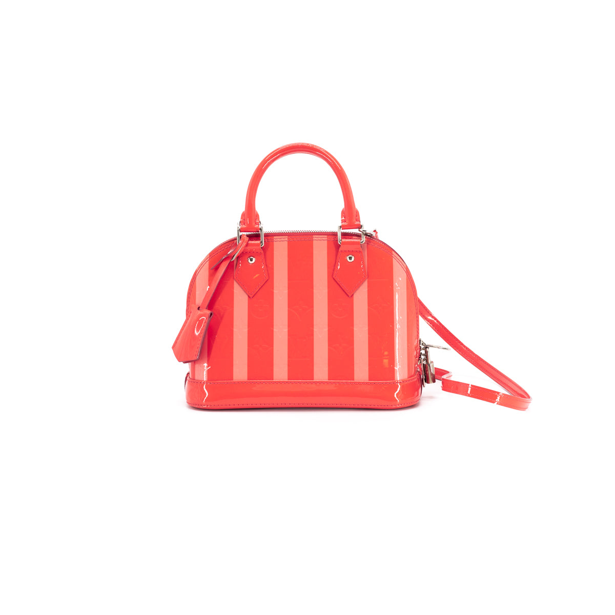 Louis Vuitton Alma Handbag Monogram Vernis BB Red 2350851