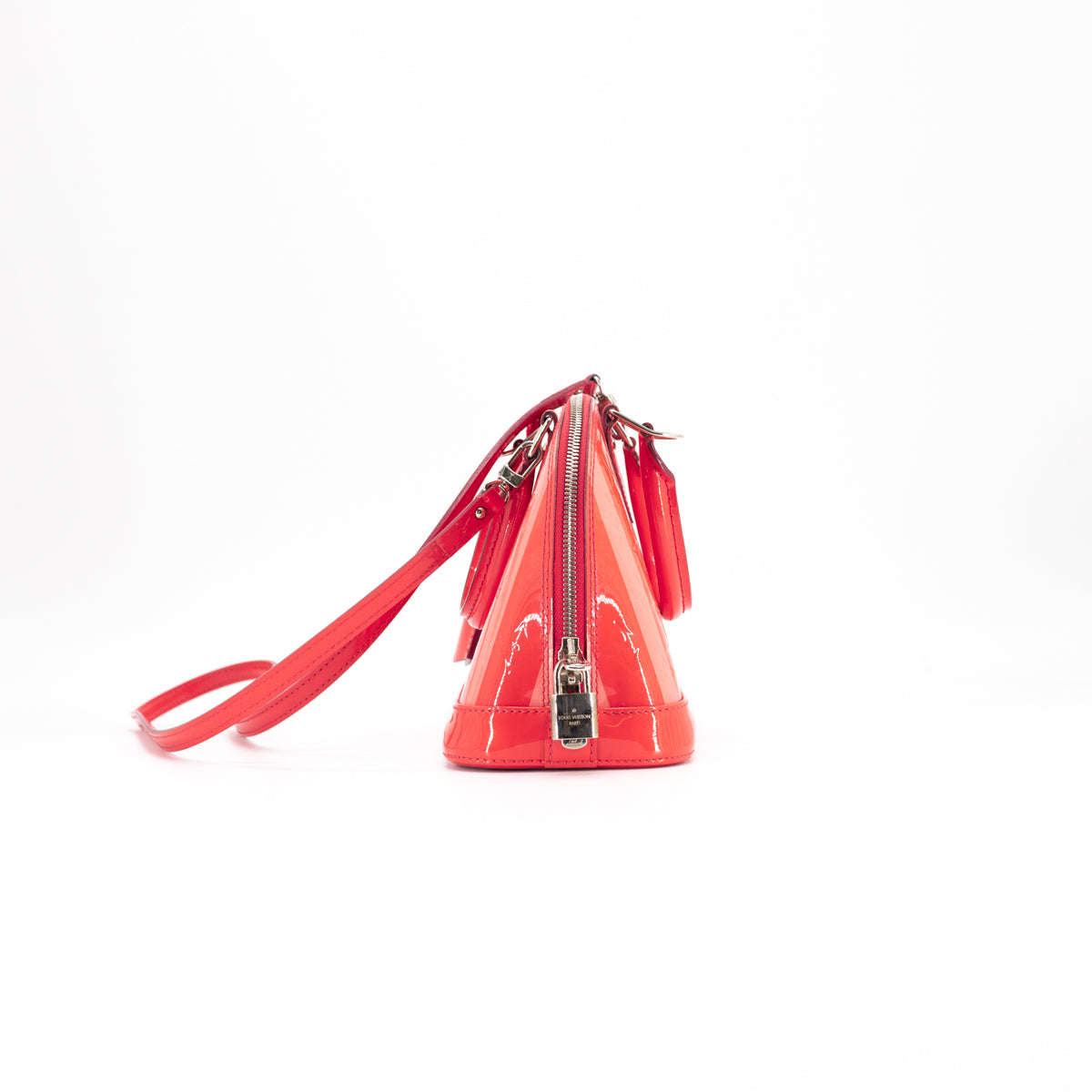 Louis Vuitton Alma Vernis Bb Rose Indien Red Patent Leather Shoulder B -  MyDesignerly