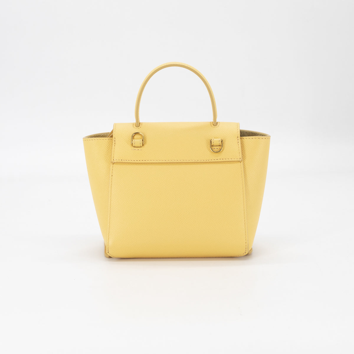 Céline – Celine Pico Belt Bag Ecru Leather Gold Hardware – Queen