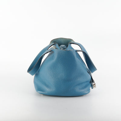 Hermes Picotin 18 Blue Paon X Stamp - THE PURSE AFFAIR