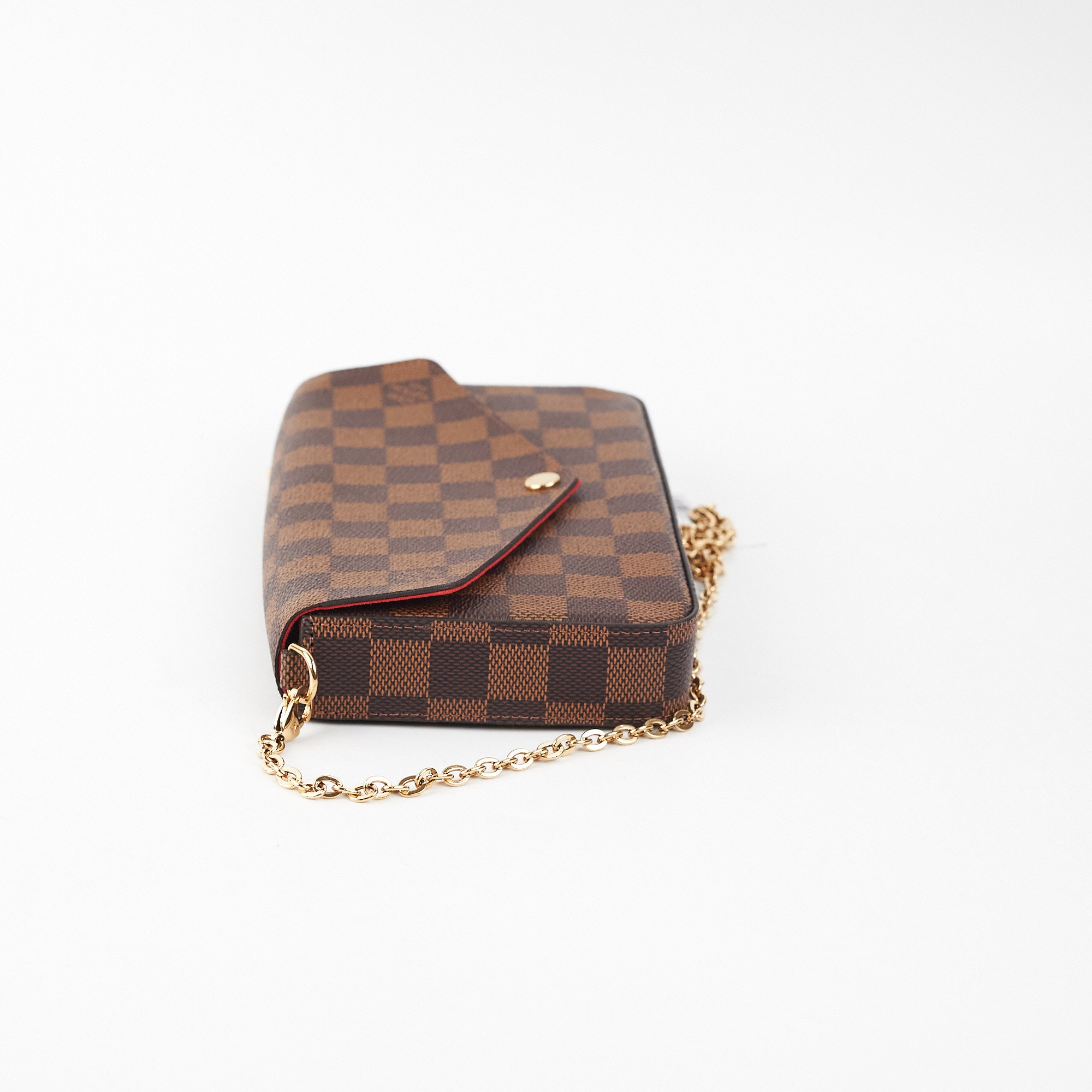 🇯🇵 Auction LV Damier Ebene Felicie Pochette with purse and card