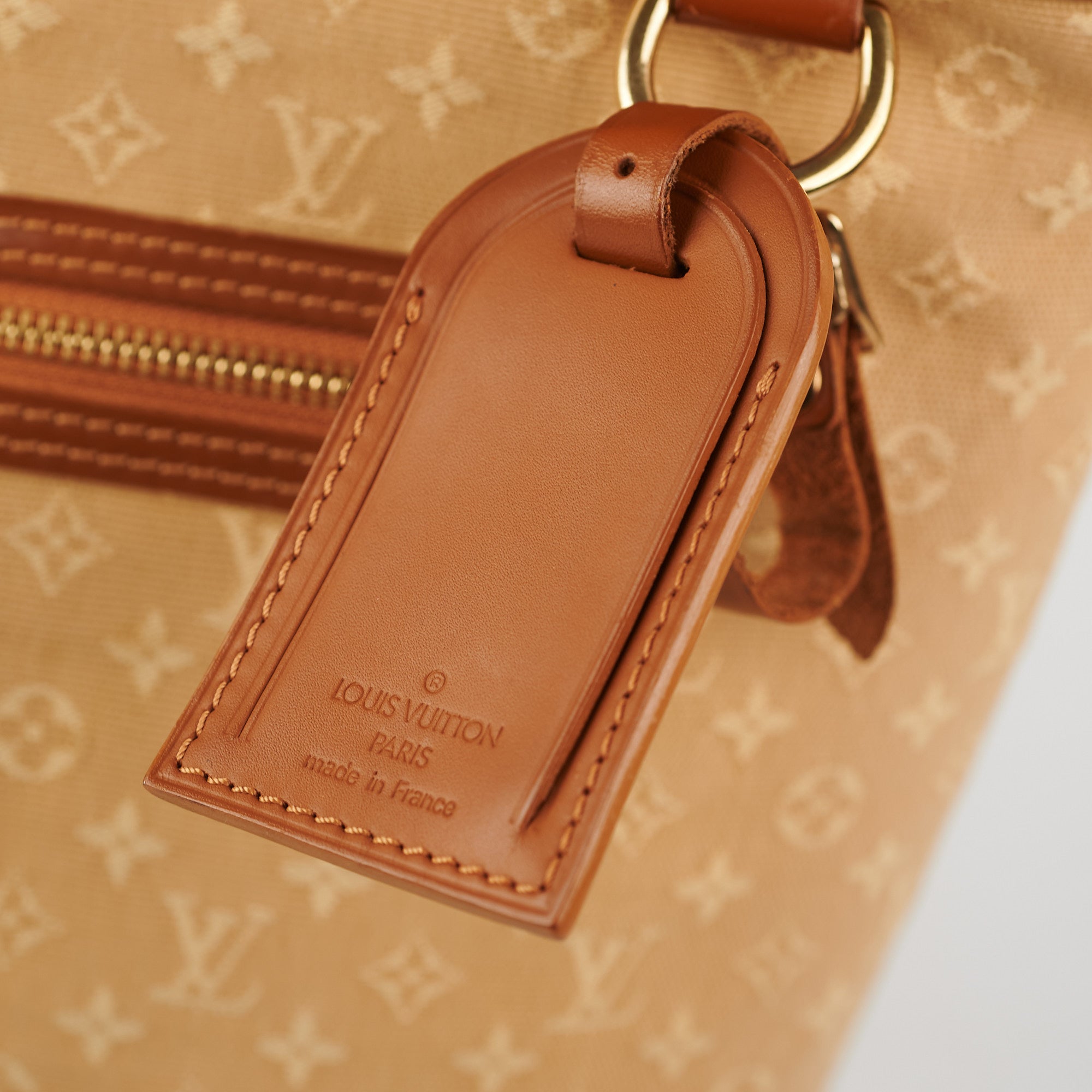 Louis Vuitton 90/36 Beige Monogram Mini Lin Belt ref.681072 - Joli