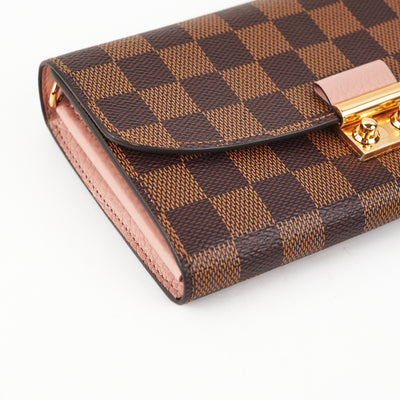 LOUIS VUITTON CROISETTE CHAIN WALLET DAMIER AZUR - THE PURSE AFFAIR