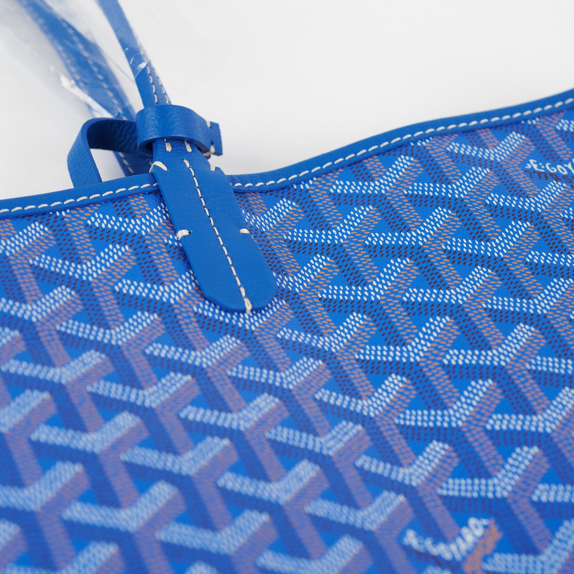 Goyard St. Louis Tote PM Bag - Navy Blue Goyardine, provenance