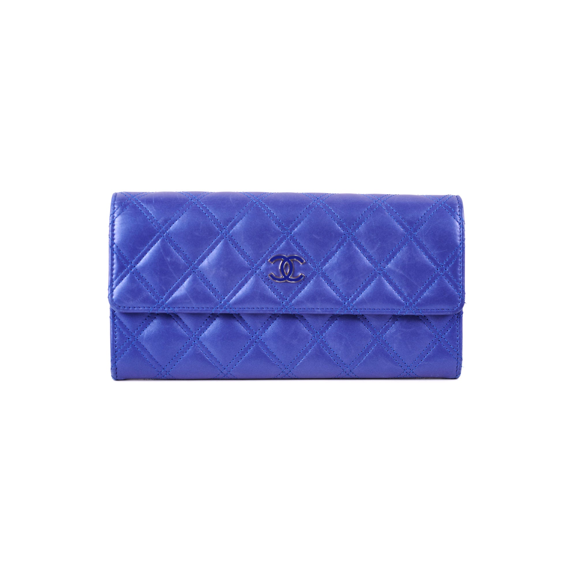 Chanel Long Wallet Blue Lambskin – THE PURSE AFFAIR