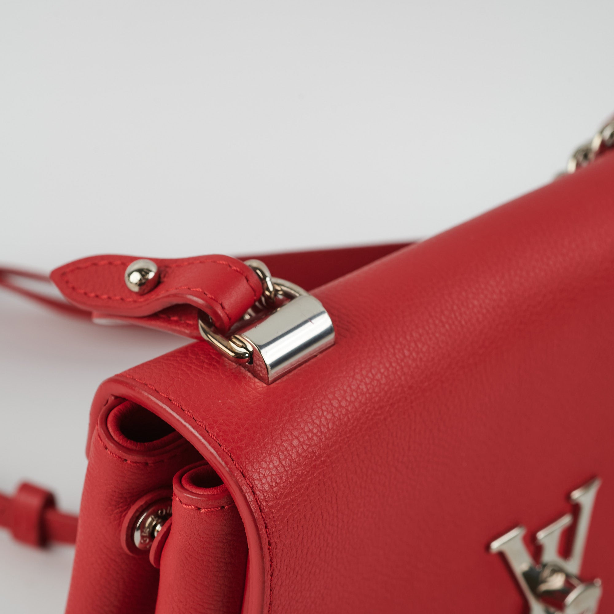 Louis Vuitton Rubis Leather Lockme II BB Bag - ShopStyle