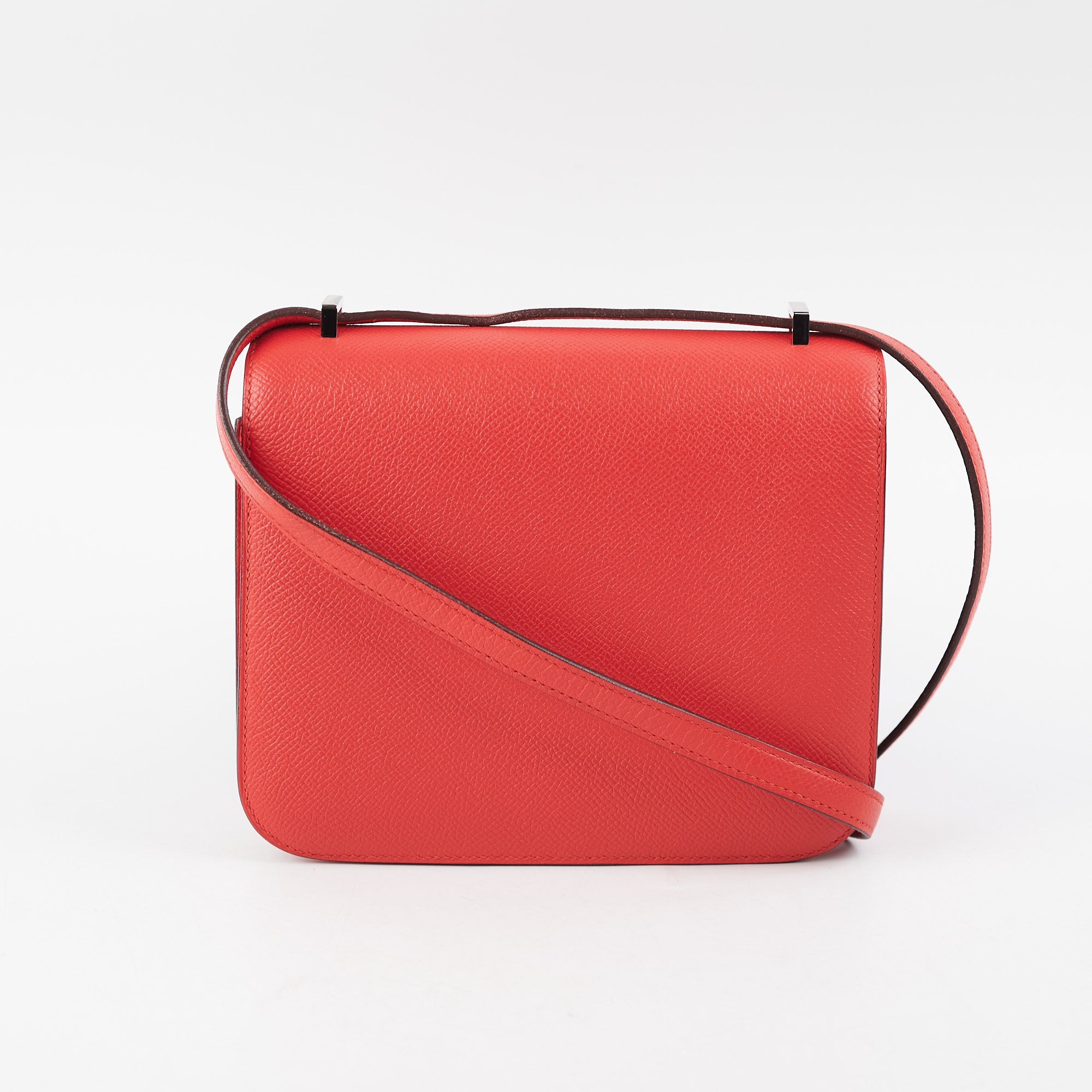 Hermes Mini Constance 18 b5 Rouge Tomate Swift PHW