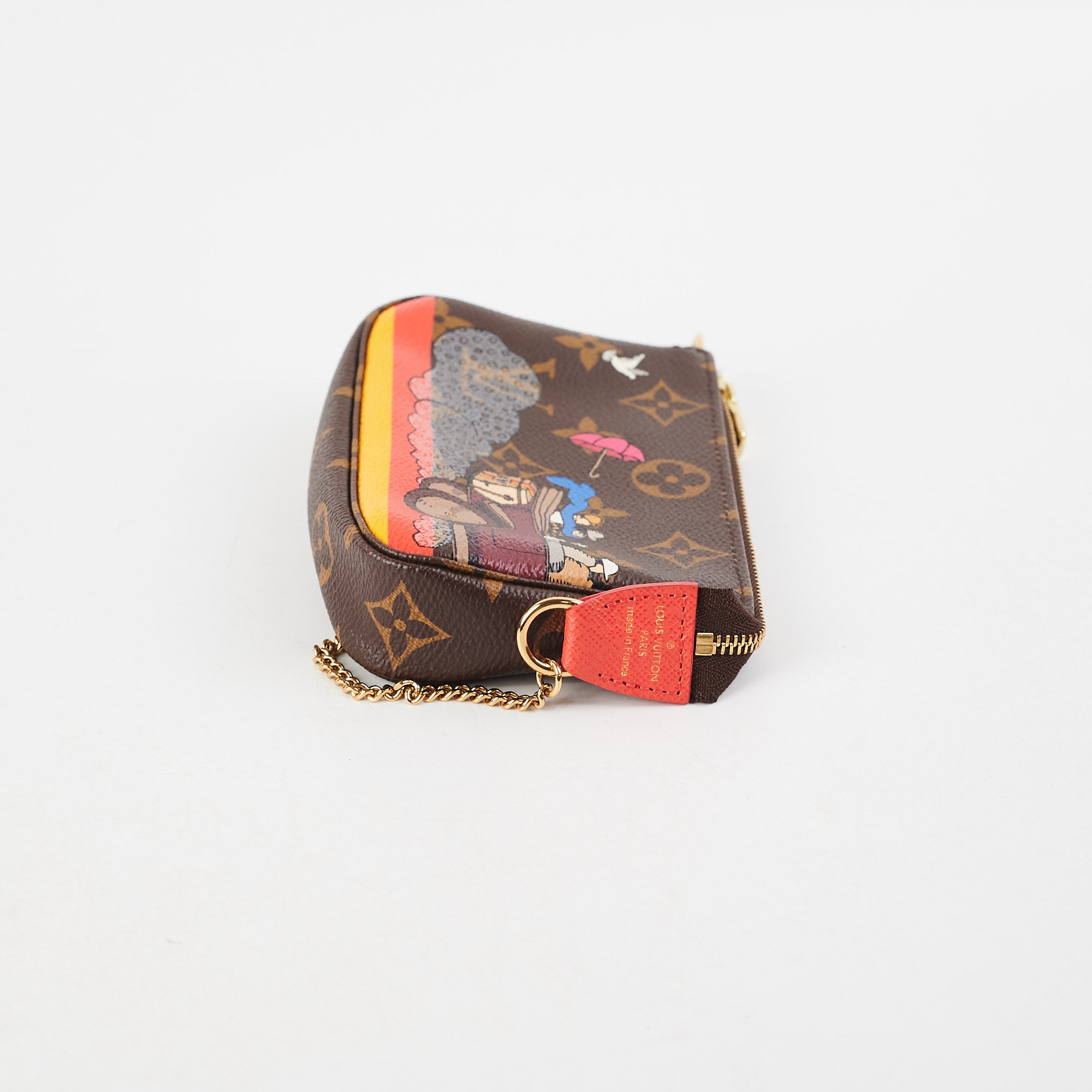 Limited Edition Mini Pochette Wristlet, Evasion, Louis Vuitton