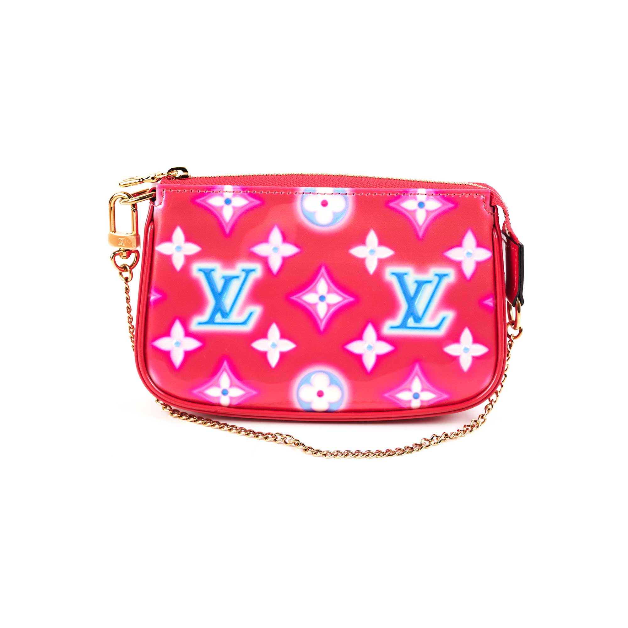 Louis Vuitton 2022 Vernis Valentine's Mini Pochette Accessoires w/ Tags -  Pink Mini Bags, Handbags - LOU677768