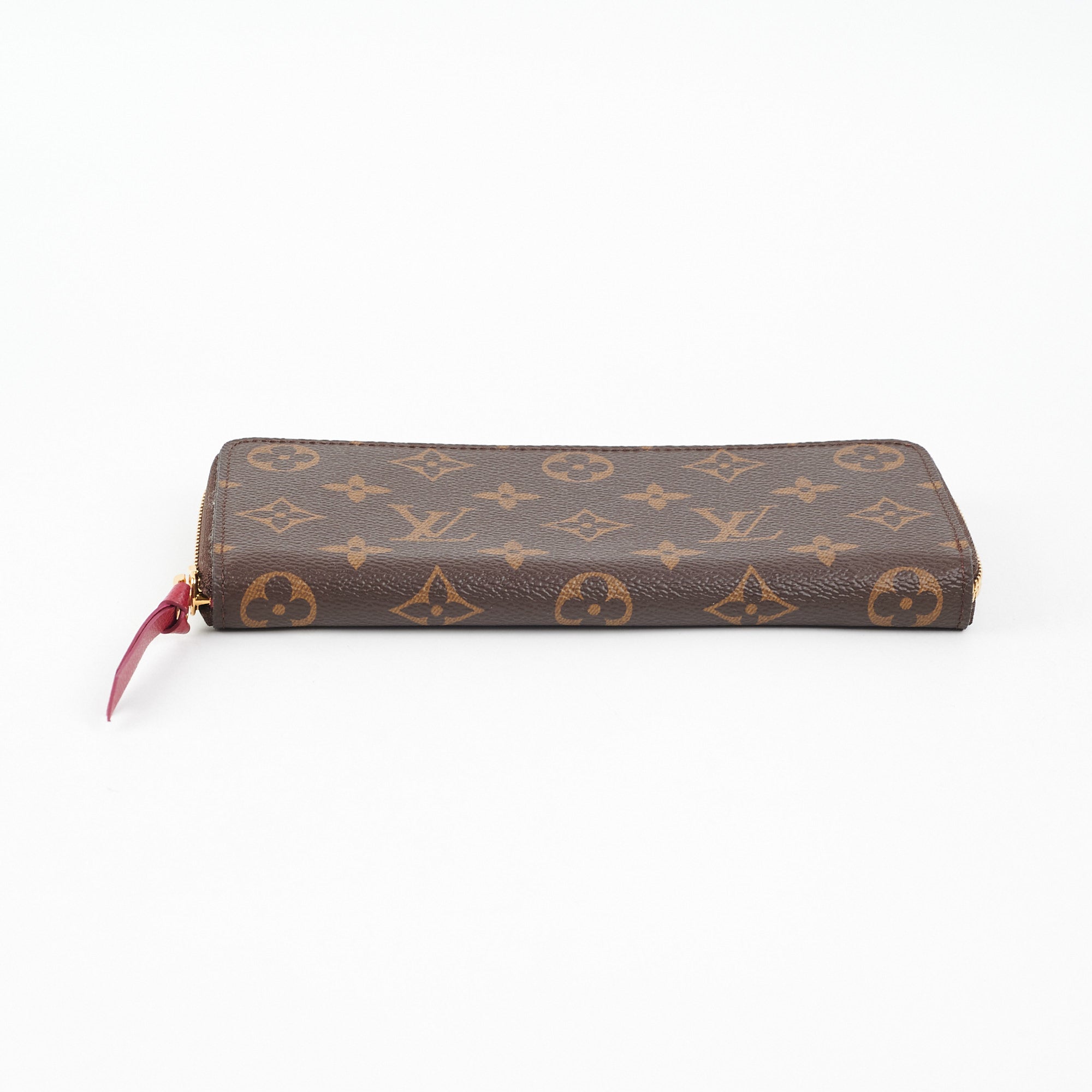 Louis Vuitton Tahiti GM Clemence Leather Round Wallet LV-1104P