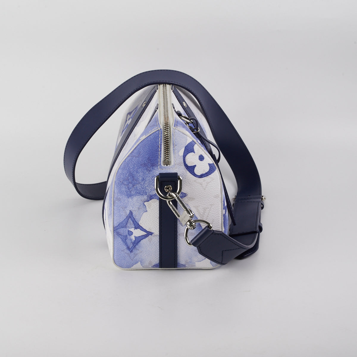 Louis Vuitton City Keepall Monogram Watercolor Blue in Canvas with  Silver-tone - GB