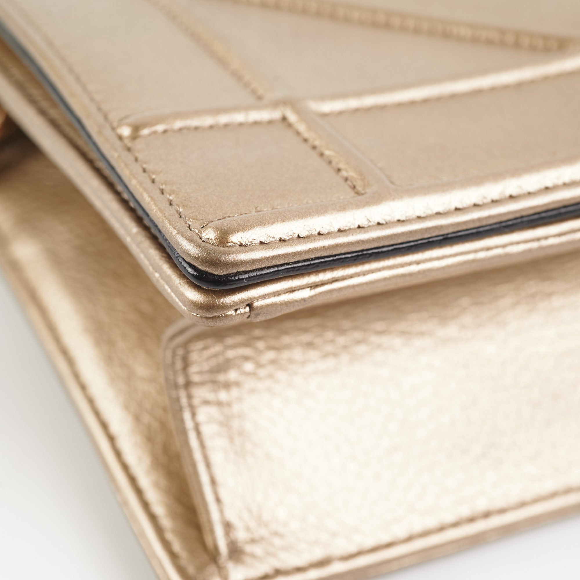 Dior Diorama Gold Small Crossbody Bag - THE PURSE AFFAIR