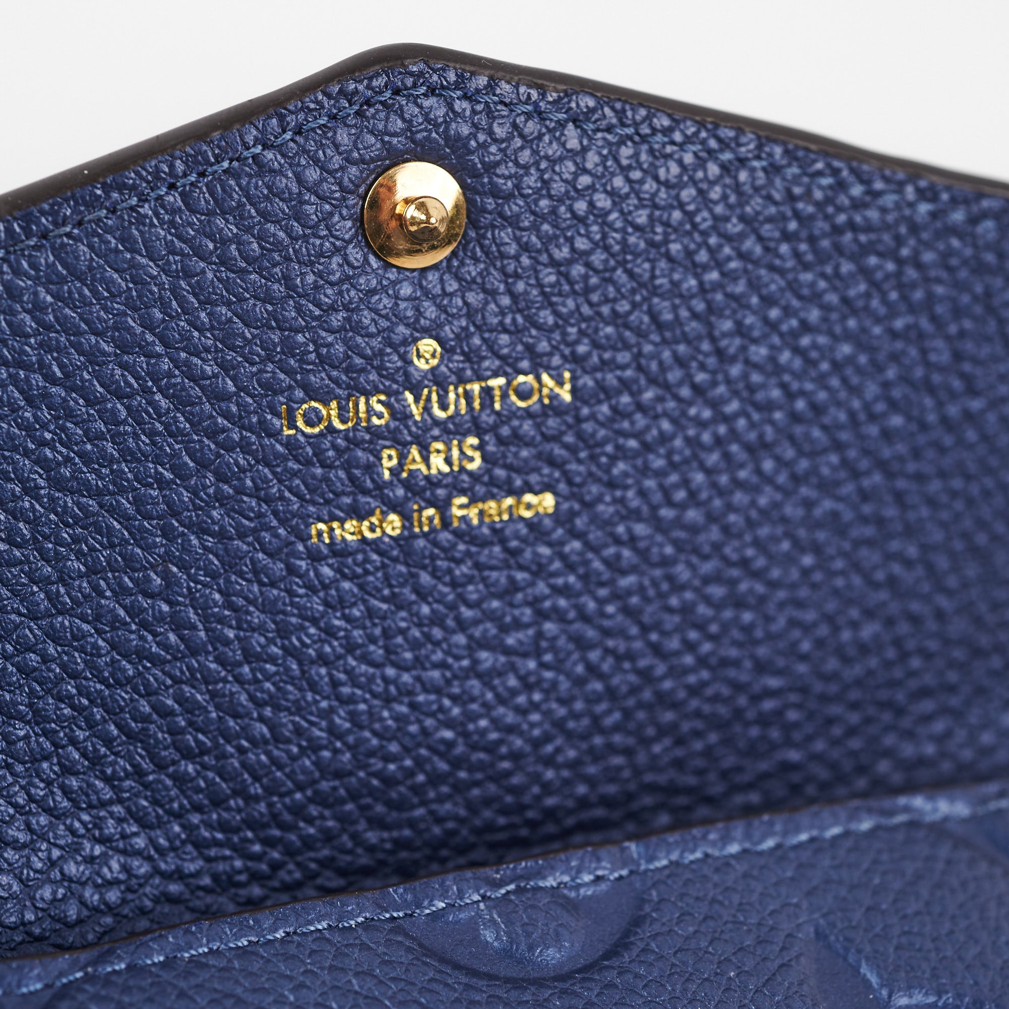 Louis Vuitton Empreinte Key Pouch Blue - LVLENKA Luxury Consignment
